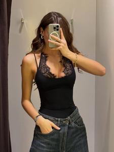 Vestido ajustado tipo bodycon sin espalda con cuello halter para mujer, body de encaje, ropa elegante para mujer, top sexy sin espalda