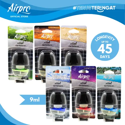 Airpro Invent Clip 9 ml Pengharum mobil / Parfum Mobil Clip