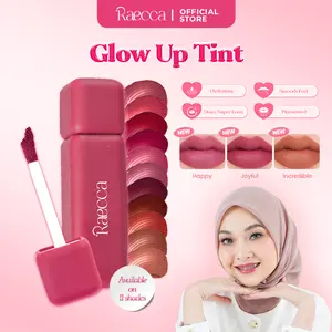 Raecca Glow Up Tint - Liptint Pigmented Cover Bibir Two Toned dan Bibir Gelap Longlasting
