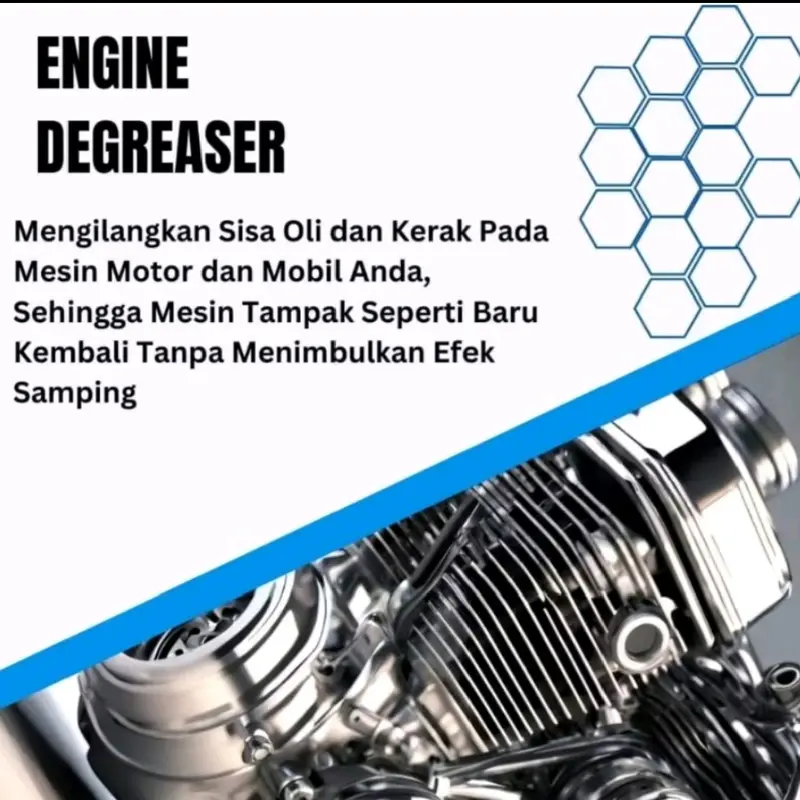 Pembersih kerak mesin super, Engine degreaser pembersih kerak oli pada mesin motor dan mobil Kendaraan 1