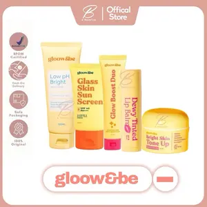 [READY SIAP KIRIM] Gloowbi Glass Skin Sunscreen SPF40 PA+++ | Gloowbi Glow Boost Duo Moisturizer