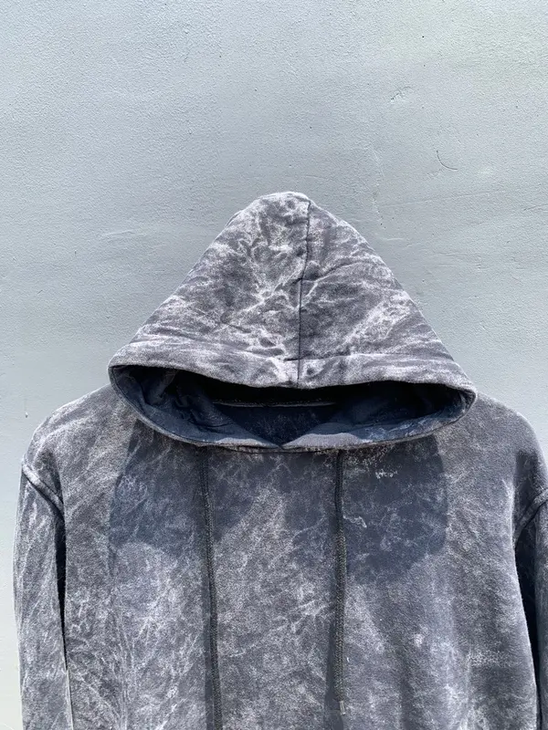 Hoodie Keren Kekinian washing Bahan Catton Fleece Tebal Nyaman Jahitan Rapi 5