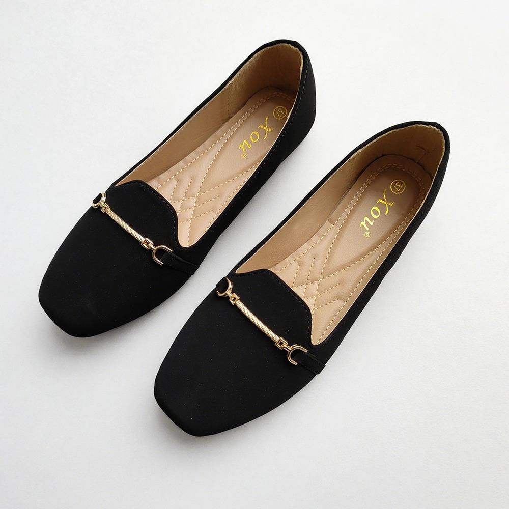 XOU New FASHION Sepatu Flatshoes A-38 Sepatu Kerja Wanita Nyaman untuk Sehari-hari dengan Pilihan Warna Variatif pesta flat tali belakang glossy