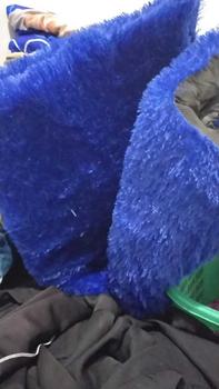 Product Review of VIRAL Karpet Bulu Rasfur Murah Ukuran 160cm x 100cm Hitam Kado Kain from t**😁 1
