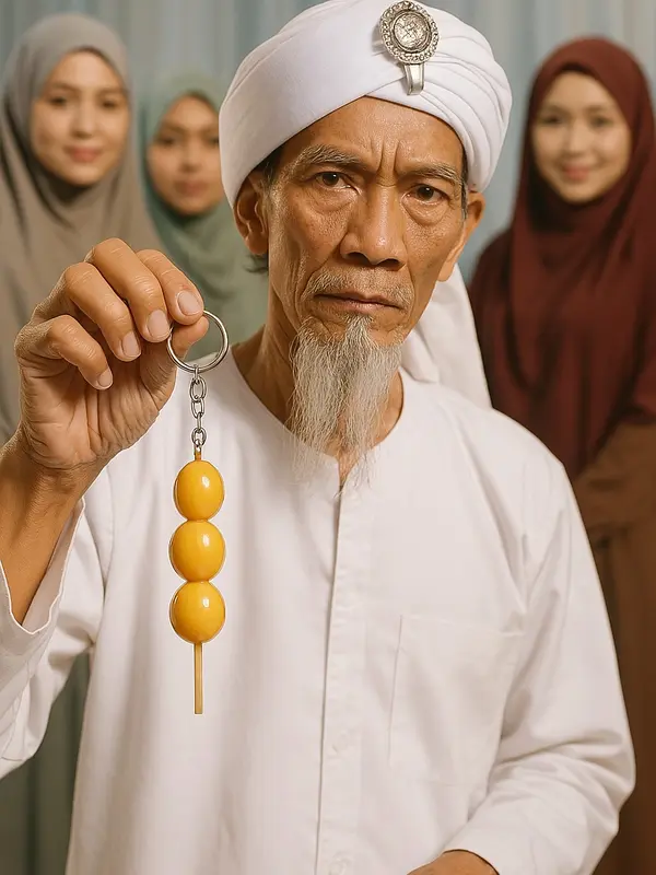 Gantungan kunci sate telur cokot 0