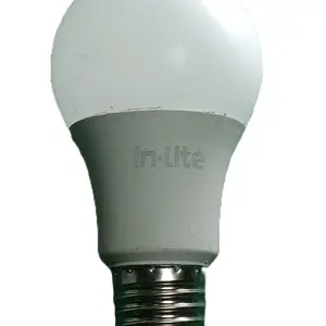 Paket dapat 3 Pcs In-Lite Lampu LED 9W Non Dus Putih Terang Hemat Energi dan Tahan Lama