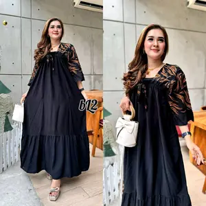 FUJI DRESS Daster rayon adem Baju Wanita Midi