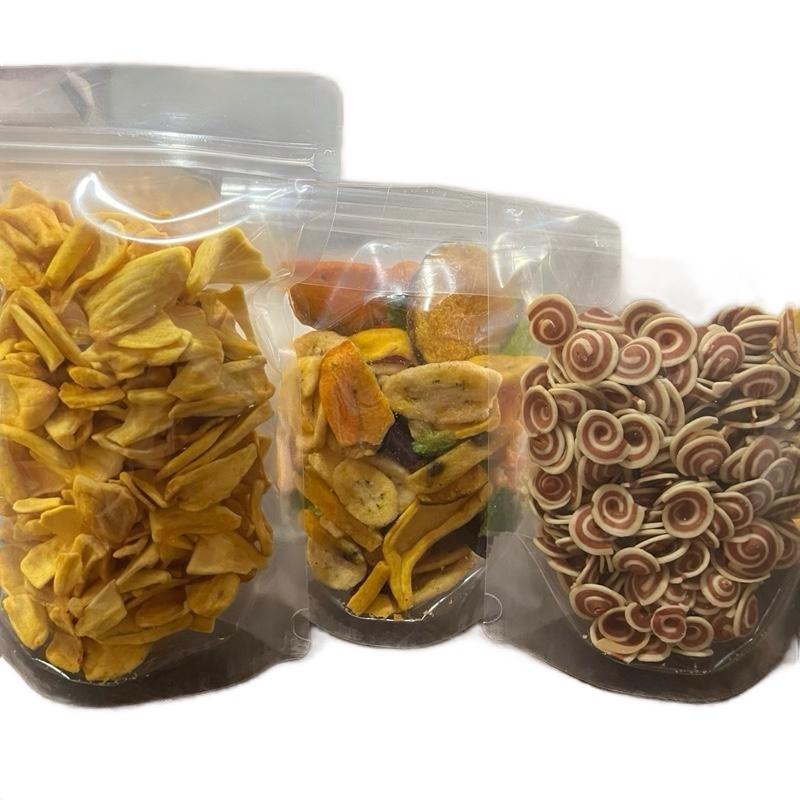 Combo3 tui.200g mít sấy vun.200g lo tai heo.200g thập Cẩm.600g