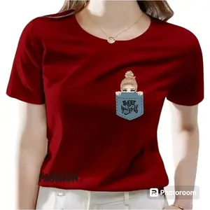 Baju Atasan Wanita dewasa Lengan Pendek | Kaos Oblong Santai Motif.