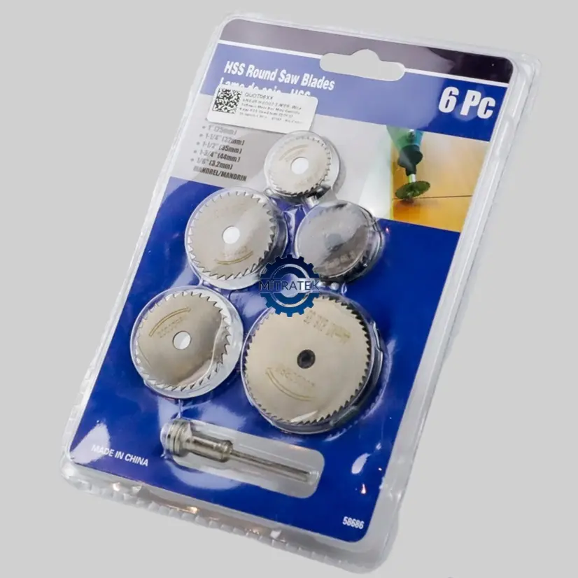 Set Mata Gerinda Mini dan Gergaji Bor Tuner 6 Pcs
