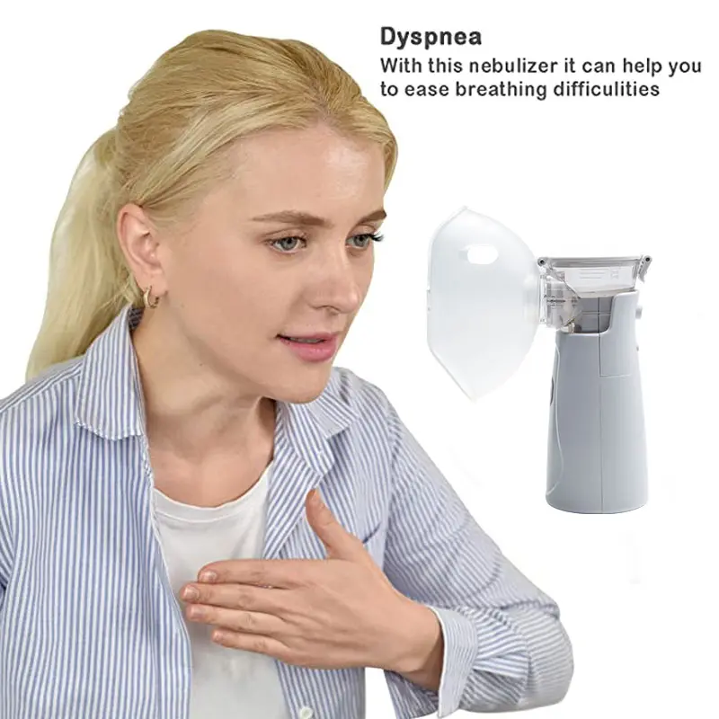 Dr.Spock N1 Nebulizer Portable dengan Desain Ilmiah, Partikel Teratomisasi Halus, dan Topeng Anak-Anak dan Masker Wajah Dewasa - Ibu Obat Alat alat pengatur nafas dr isla nebulizer  portable 4