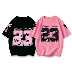 Kaos Oversize Anak Perempuan Katun Korean Style Usia 1-10 Tahun