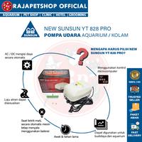Gambar NEW SUNSUN AC DC AIR PUMP YT 828 PRO AERATOR KOLAM AQUARIUM dari Rajapetshop Official Kota Surabaya 4 Tokopedia