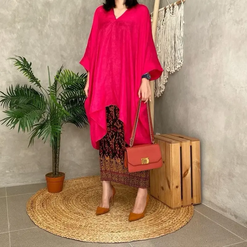 ATASAN VISCOSE TUNIK ARUNA / BLOUSE VISCOSE KAFTAN TUNIK ARUNA / KAFTAN BLUSE ARUNA Wanita Panjang 0
