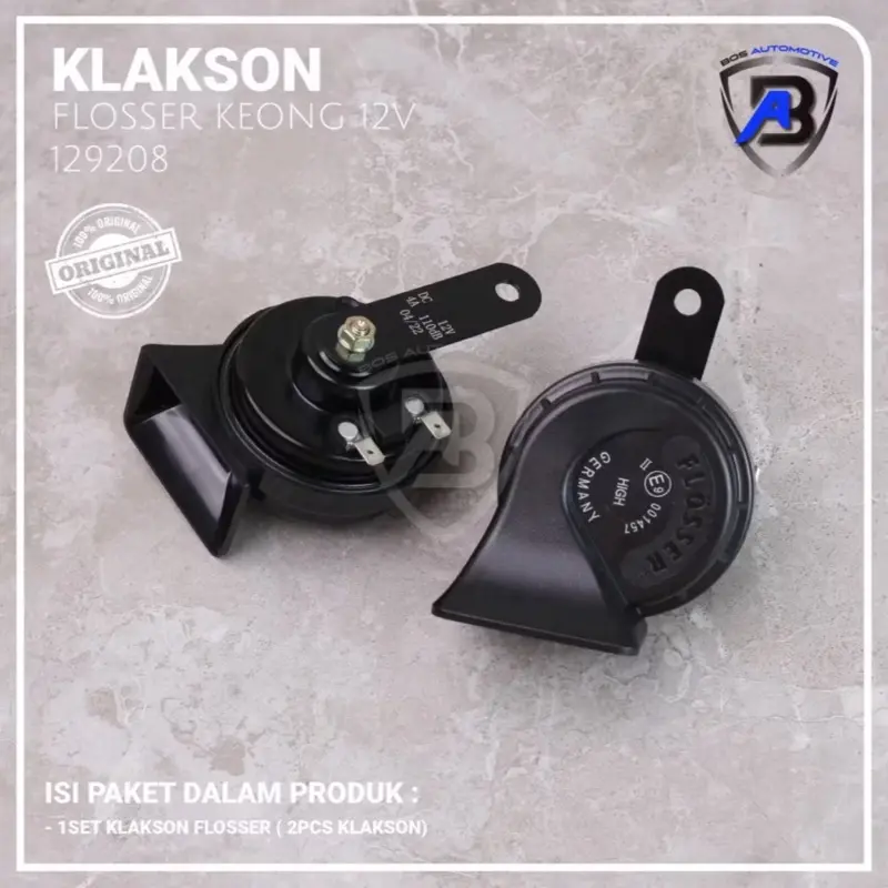 ￼Flosser (FER) Klakson Keong Mobil Motor 12 vol 1