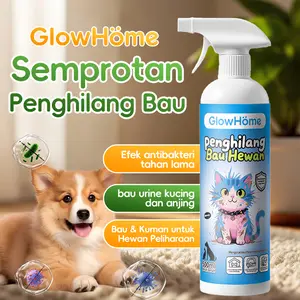 Glowhome Penghilang bau hewan peliharaan untuk ruangan dalam rumah, penghilang bau kucing dan pengurai bau pada pasir kucing.