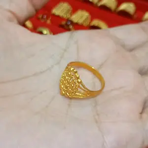 cincin koin anggur kecil 5gr sepuh emas 24k