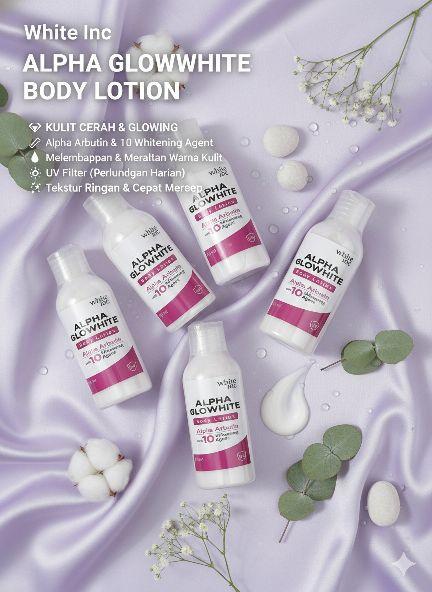 [100ml] Alpha Glowhite Body Lotion Whitening & Moisturizing| Body Cream Body Lotion Menghidrasi Kulit