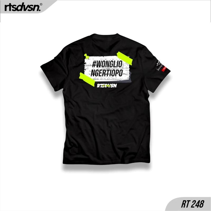 RTSDVSN t-shirt 248 | lengan pendek motif wong lio ngerti opo 1