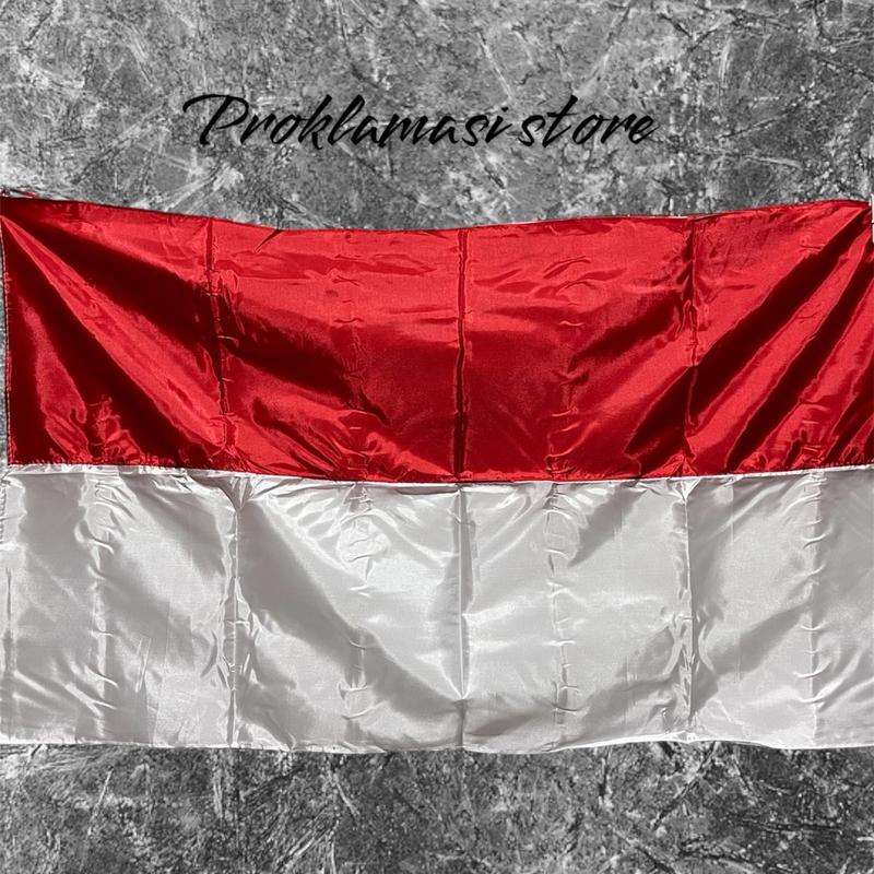 Bendera merah putih 120 cm (10 pcs) + bendera kecil 1 pcs 0