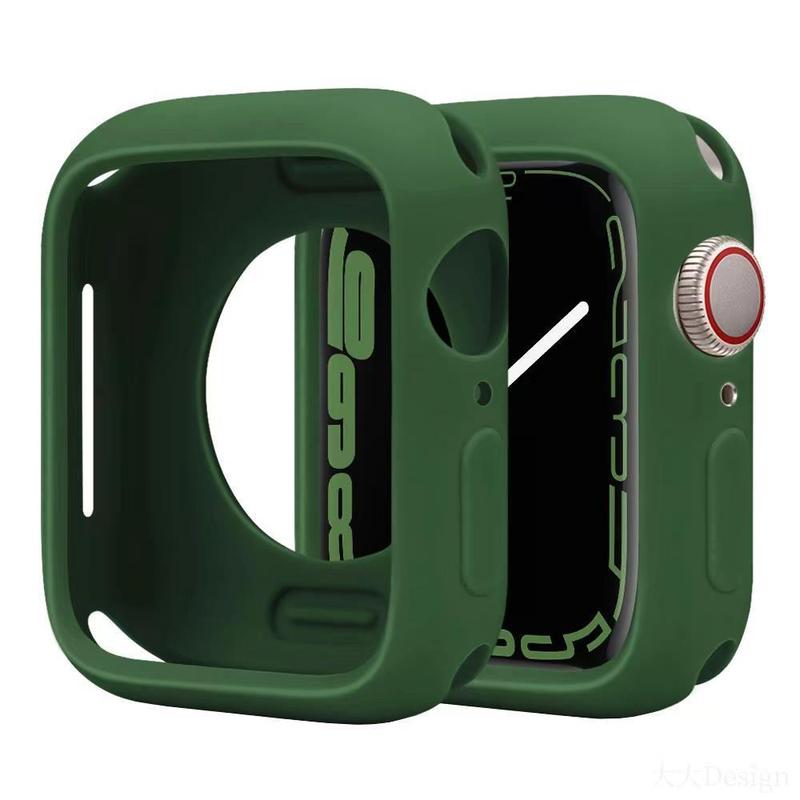Product Introduction of Vỏ đồng Đồng Hồ Apple, Chất liệu silicon mềm, Tương thích với Apple Watch S8 / 7 / 6 / 5 / 4 / 3 / 2 / 1 / SE2 ULTRA, Chống trầy xước, Vỏ iWatch, Kích thước 49MM / 45 / 44 / 42 / 41 / 40 / 38, Thiết kế rỗng, Ánh sao 24