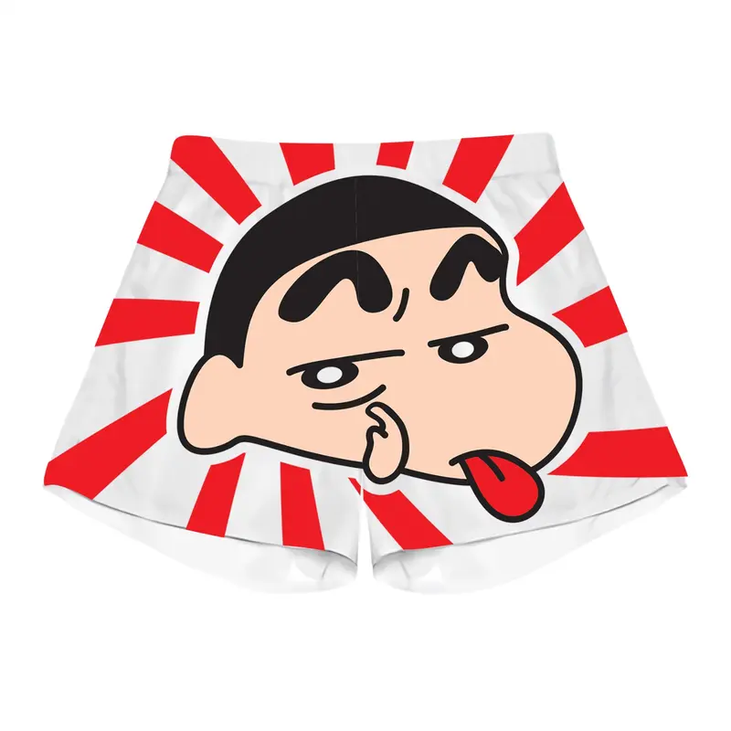 KUBOY Celana Pendek Pria Short Pants Trunks | Celana Pantai Pria Cotton Combed 30s | Katun | Santai | Pendek | Gambar Karakter Distro Boxer Cowok Hitam Surfing Dewasa Chino Motif 5