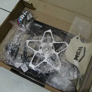 PAKETAN COVER RADIATOR SPINER 3D ARM TYPE BINTANG + LEHERAN RADIATOR