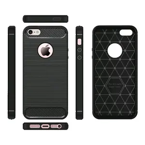 SINAR CASE SLIM FIT CARBON COMPATIBLE WITH IPHONE 7 8 7+ 8+ SOFTCASE SILIKON FIBER MULTI CASING
