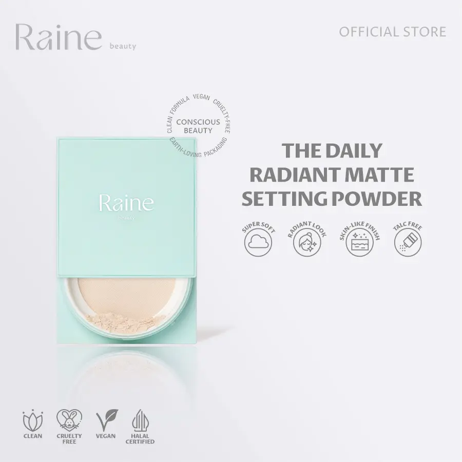 Raine Beauty The Daily Radiant Matte Setting Powder