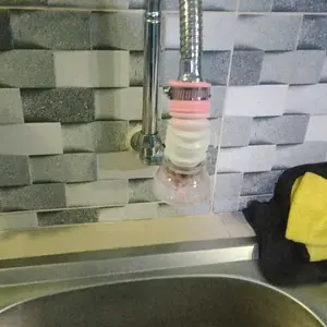 Sambungan kran wastafel flexibel filter air putar 360 saringan keran air bersih