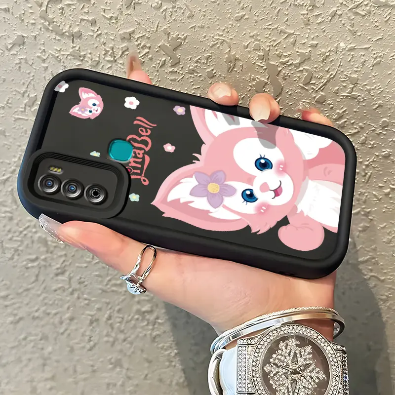 Casing Hp Untuk Infinix Hot 11 Play Hot 10 Play Hot 9 Play Case Casing Kesing Silikon Softcase baru Kasing HP pola rubah dan anjing Cesing 0