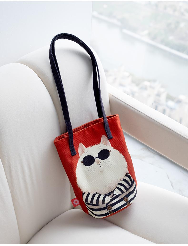 Product Introduction of Sunglasses Cat One Shoulder Bucket Bag 2