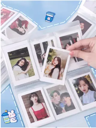 album photocard 240-120 Slot/kolbuk photocard/album foto polaroid 2R/idol kpop photocard holder/Waterproof Buku Album Motif Buah Lucu 8