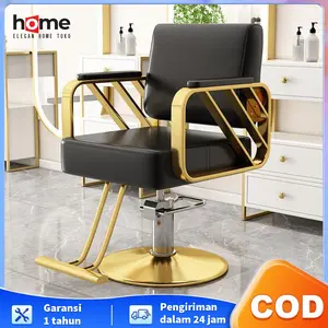 E.HOME Kursi salon/ kursi tunggu /  Barber Chair Premium / Kursi Salon Babershop  / bangku pangkas Bantal Furniture Sandaran