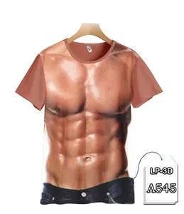Kaos Sixpack Kaos Dewasa Unik dan Lucu Fullprint 3D Fashion Keren