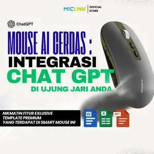 Mouse AI Cerdas MICLINK RULINK MR08 dengan Pengenal Suara dan Kemampuan Menerjemah 120 Bahasa