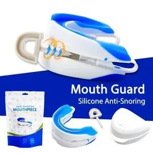 Mouthpiece Anti Snore Mouth Guard Silicone Anti Snoring Bruxism Sleeping Aid Apnea Guard Teeth Snoring Device Stop Snore Oral