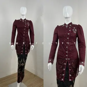 Kebaya Brokat Vania Payet Model Terbaru Lamaran Wisuda Kondangan