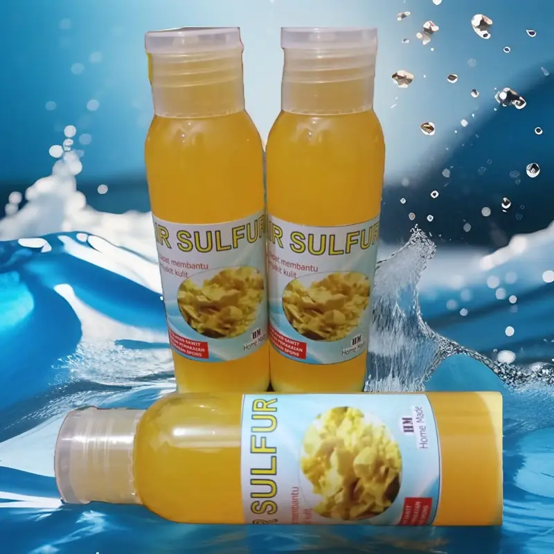 sabun belerang cair original obat kulit isi 5 botol kemasan 100ml cod 5