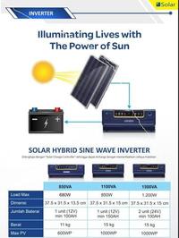 Gambar Inverter Luminous Solar Hybrid 1100VA 850W Sinewave 12V - Bubble dari TokoUPS Kota Administrasi Jakarta Pusat 2 Tokopedia
