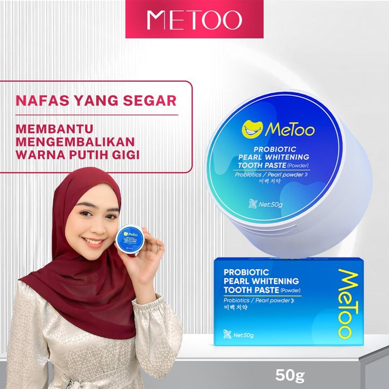[BPOM] 50g MeToo Teeth Whitening Powder / Whitening Tooth Powder - Shop ...