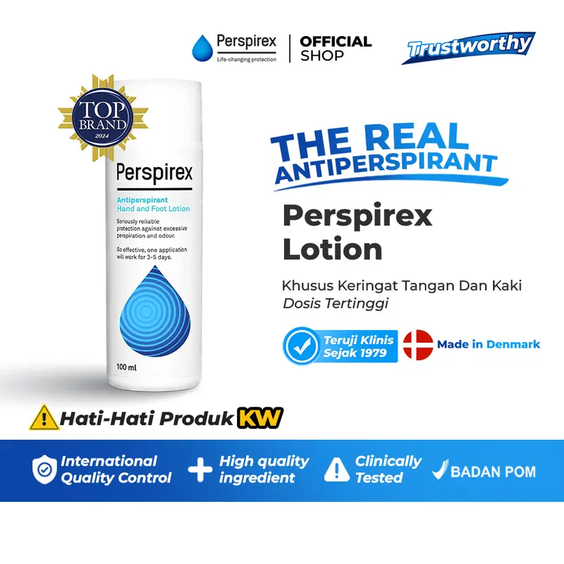 Perspirex  Antiperspirant  Hand and Foot Lotion High Performance Antiperspirant - 100ml Kering 1