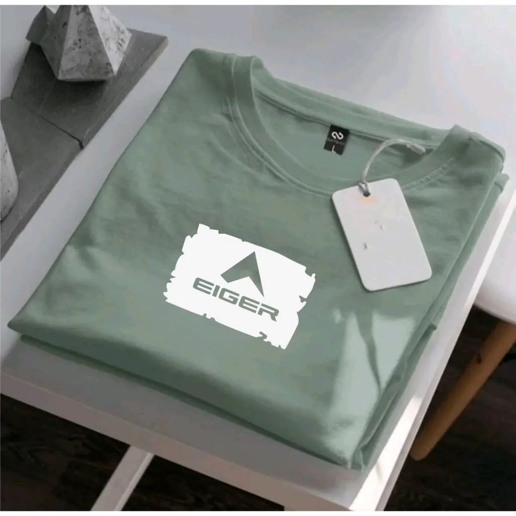 Baju Kaos Pria Lengan Pendek / Baju Kaos Mager Blok Text Putih / Kaos T-Shirt Distro Premium Quality Kain Tebal Lembut Keren