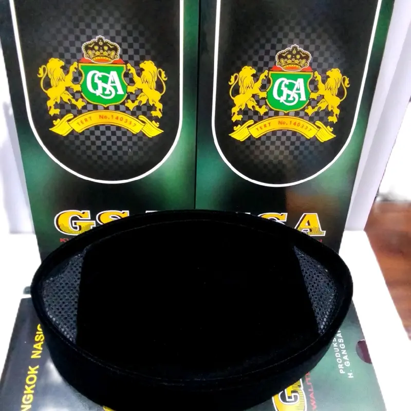 PECI SONGKOK KOPIAH HITAM GSA Bulu Lembut Nyaman peci songkok hitam 0