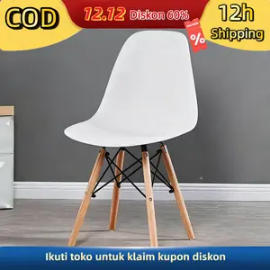 Kursi Cafe Minimalis Kursi Makan Kursi Belajar Kursi Milenial Dining Chair Kayu Kayu kursi deankt Desain Modern Nyaman Cocok untuk Rumah Restoran Kursi Kayu Aesthetic Minimalis Ergonomis untuk Semua Ruangan