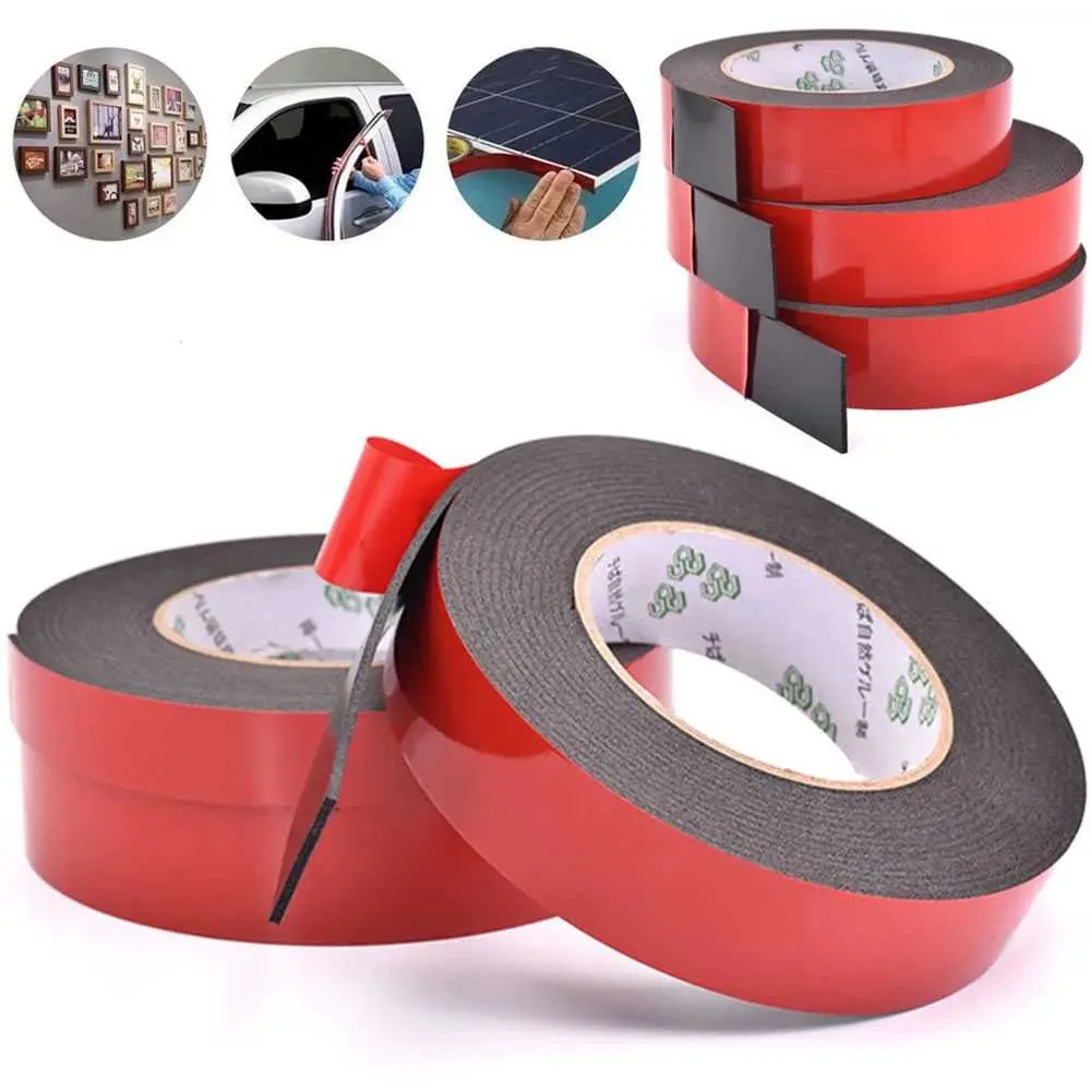 DOUBLE TAPE SUPER KUAT AJAIB ORIGINAL TAHAN AIR TAPE LAKBAN DOUBLE TAPE FOAM SERBA GUNA SIZE 10M