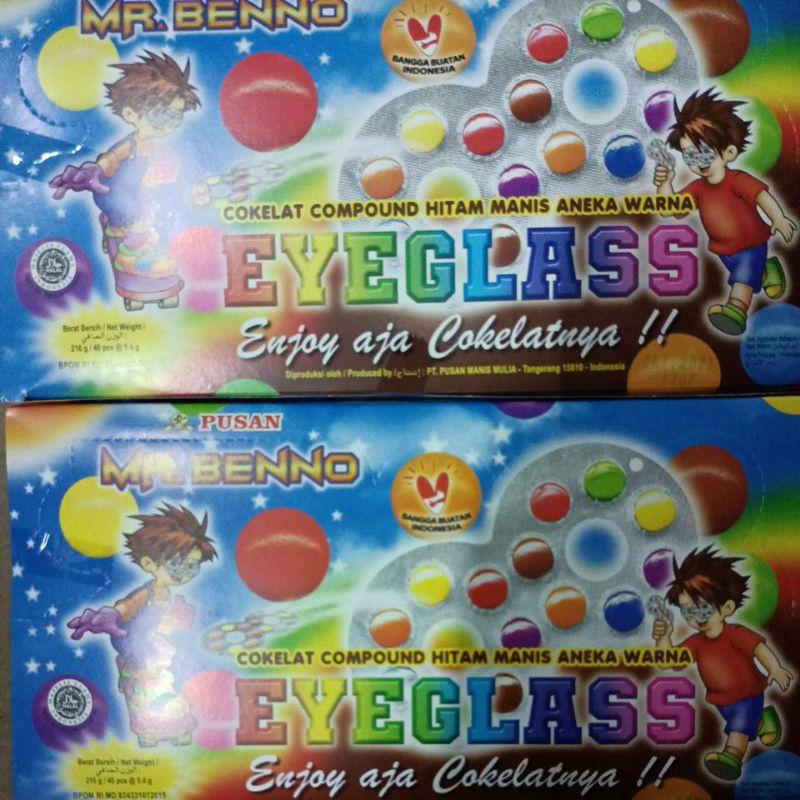 Permen Coklat Kacamata Eyeglass Mr Benno box isi 40 pcs 4