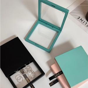 Kotak Barang Kemas, Kotak Penyimpanan, Kotak Pembungkusan, Kotak Aksesori, Filem PE Anti-Pengoksidaan, Sesuai untuk Kalung, Gelang, Anting-anting, Cincin, Kotak Hadiah