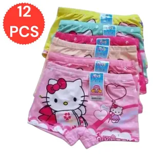 PRODUK TERLARIS MURAH... ISI 6 PCS CELANA BOXER ANAK PEREMPUAN USIA 2 TAHUN - 11 TAHUN