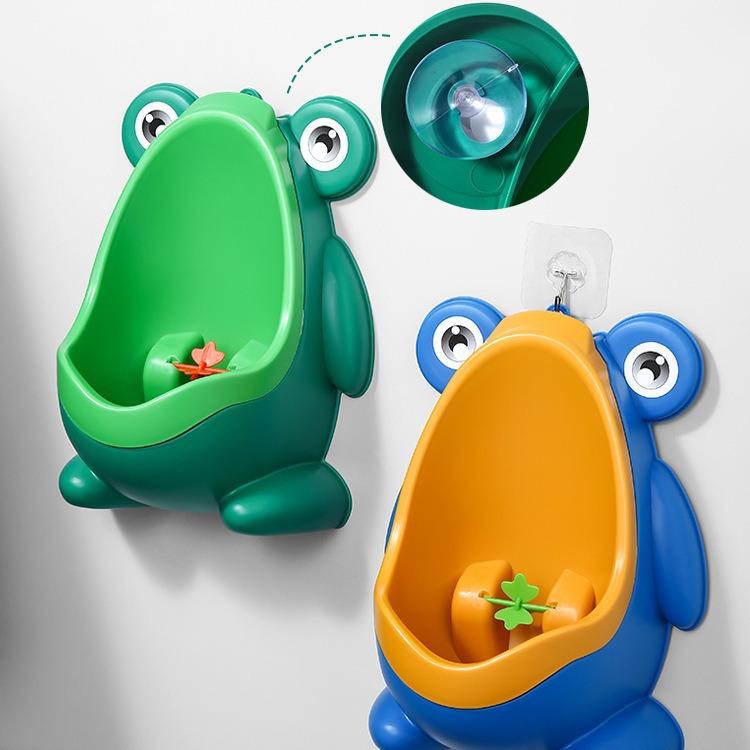 Megam Pispot Tempat Pipis Anak Laki Bentuk Katak Training Potty Toilet Boys Urinal Frog Toilet Training HSB811 2